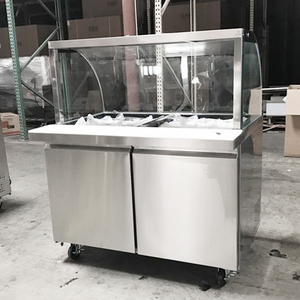 Refrigerador Buffet de Acero Inoxidable para Ensaladas en Oferta / Mostrador de Ensaladas / Barra de Ensaladas de Acero Inoxidable - Product Image 5