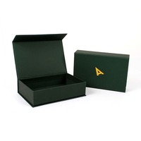 Caja Magnética en Forma de Libro de Cartón de Alta Calidad, Hecha con Materiales Ecológicos, Personalizable para Impresión y Logotipos