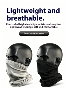 Cache-cou multifonctionnel polyvalent sans couture, masque facial, cagoule, couvre-chef pour hommes et femmes, idéal pour le cyclisme, la moto, le ski et les activités de plein air - Product Image 2