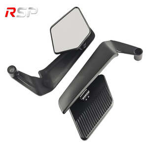 Rétroviseurs universels pliables pour <span class=keywords><strong>moto</strong></span>, montage sur maître-cylindre, en plastique ABS, grand angle, paire pour <span class=keywords><strong>moto</strong></span> de route et scooter - Product Image 5