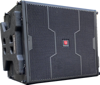Sistema de audio activo para subwoofer, de 18 pulgadas LA-18P, sistema de PA para concierto al aire libre, mejor línea de matriz de altavoces, subgraves
