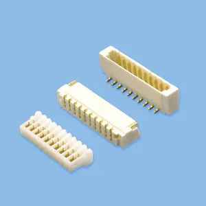 SUR-0.8 Electrical Connector Custom 0.8mm Pitch 10P SMT Beige Board To Board Connector Pin Terminal Connector