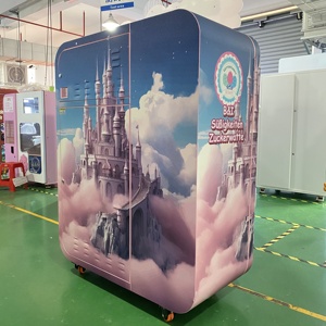 Máquina expendedora comercial de algodón de azúcar de alta ganancia Parque de atracciones Pantalla táctil digital completamente automática inteligente SDK personalizado - Product Image 5