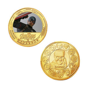 5 Monedas de Oro con Temática de Películas de Marvel, Doble Cara, Bañadas en Oro, Proceso de Fundición a Presión, Colección Conmemorativa - Product Image 3