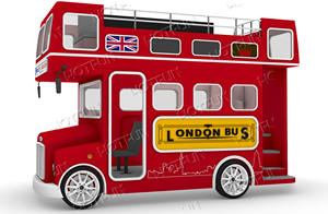 Giostre di Alta Qualità a Basso Prezzo, Giochi da Luna Park, <span class=keywords><strong>Autobus</strong></span> a Due Piani Stile Londinese in Vendita - Product Image 4