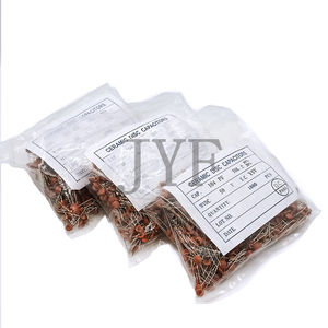 빨간색 노란색 플러그인 커패시터 50V 100V 104PF 103PF 0.1UF 100NF 커패시턴스 15PF 22PF 33PF 470PF 680PF 세라믹 칩 커패시터 - Product Image 5