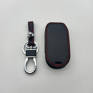 Étui pour clé de voiture en cuir pour <span class=keywords><strong>Kia</strong></span> <span class=keywords><strong>Sportage</strong></span> Ceed Sorento Cerato Forte Seltos Telluride <span class=keywords><strong>Porte</strong></span>-clés Housse de clé de voiture Accessoires - Product Image 4