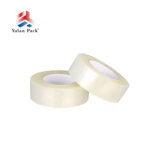 Yalanpack Logo personnalisé BOPP ruban d'emballage transparent force industrielle adhésif acrylique simple face pour le scellage de carton - Product Image 1