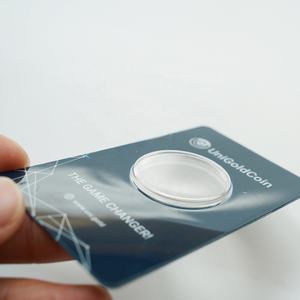 Haute qualité personnalisé en plastique Transparent Bullion pièce blister carte emballage vide sécurité thermoscellage pour lingots d'or - Product Image 6