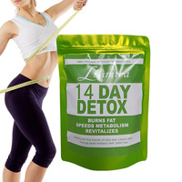 Té Herbal Adelgazante Detox de 14 Días para Exportación, Té Medicinal para Pérdida de Peso Sin Azúcar, Mejora la Densidad Ósea
