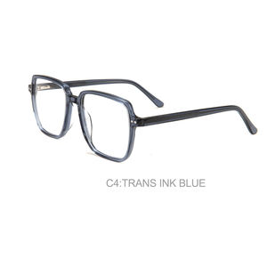 Montures optiques carrées Acatate de haute qualité unisexe à la mode T-f2034 vente en gros de montures de lunettes fabricants de lunettes - Product Image 5