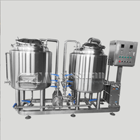 Système de brassage de bière Cassman 200L 300L - Cuve de mouture/Réservoir de décantation/Chaudière de brassage/Moteur PLC Whirlpool et roulement en acier inoxydable