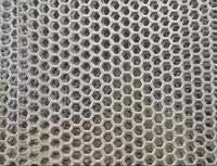 Filtre en maille hexagonale perforée en plastique revêtu de PVC personnalisé