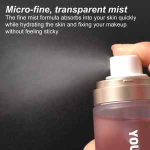 Spray Fijador de <span class=keywords><strong>Maquillaje</strong></span> Vegano 2026, Resistente al Agua, Control de Grasa, Acabado Luminoso, 100 ml, Larga Duración, Marca Blanca, Color Rosa - Product Image 4