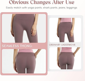 Venta al por mayor Traceless Anti-Camel Toe Ropa interior deportiva Mujeres de secado rápido Low-rise <span class=keywords><strong>Bragas</strong></span> sin costuras o señoras - Product Image 5