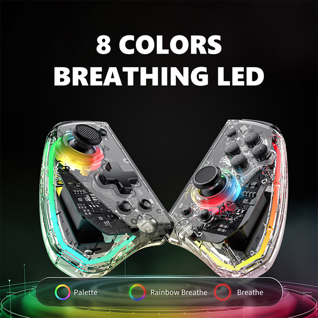joy Pad Controller for Nintendo Switch L/R Switch Controller Replacement Wireless Joystick With BT and Wake-up