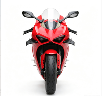Vente directe usine, stock important, moto électrique tout-terrain à deux roues, classe course, structure stable, rouge et attrayante, à vendre