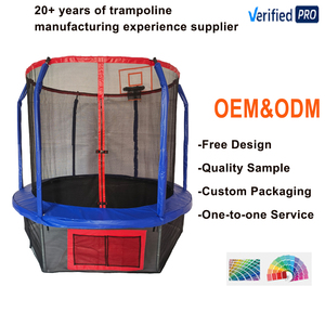 Trampolín <span class=keywords><strong>de</strong></span> 14 pies para niños y adultos al aire libre con aro <span class=keywords><strong>de</strong></span> baloncesto y red <span class=keywords><strong>de</strong></span> trampolín-Aprobación ASTM <span class=keywords><strong>de</strong></span> <span class=keywords><strong>Tranpolin</strong></span> - Product Image 3