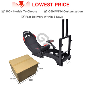 GY046-2 Professioneller Gaming-Sim-Rig-Simulatorrahmen, Fahrpedale, Automonitorständer, Gaming-Rennsimulator - Product Image 5