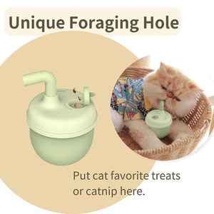 Nouveau jouet interactif automatique au laser en plastique écologique, auto-équilibrant, avec rotation automatique à 360°, pour chatons, stimulant la vue et anti-ennui - Product Image 3