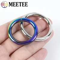 Meetee H2-1 20-50mm Accessoires pour sacs, Boucle de connexion à anneau ouvert pour sangle de sac, Boucle de collier de chien, Anneaux circulaires en O, Quincaillerie