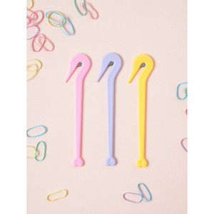 Cortador de hilo de pelo de 3 piezas para organizar lazos para el cabello - Product Image 1