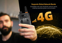 Teléfono Inteligente Resistente UNIWA F41 de 2.4 Pulgadas, Resistente al Agua, GSM 4G LTE, Android, Aplicación Zello PTT, Doble SIM, Batería de Larga Duración de 4000 mAh, Resistente a Golpes, GPS