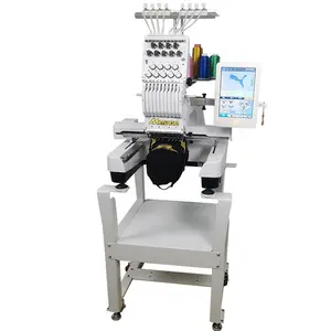 china factory direct sale dual heads 15 needles automatic computerized garment scarf bed sheet pillow towel embroidery machine