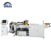Nueva Máquina Automática Hidráulica para Doblar Tubos Henglida, para Aluminio, Acero Inoxidable, Aleaciones, Acero al Carbono, con Motor, Bomba y PLC