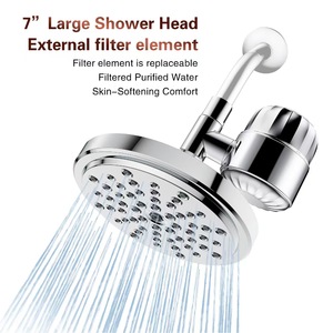 Soffione Doccia Moderno con Filtro <span class=keywords><strong>Esterno</strong></span> e Finitura Cromata per Bagno - Product Image 3