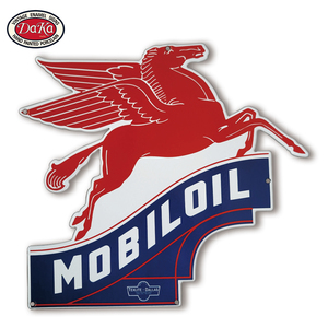 <span class=keywords><strong>Vintage</strong></span> Discount Husky Hi Power Orange Dog voiture essence moteur huile société meilleure vente <span class=keywords><strong>en</strong></span> gros émail <span class=keywords><strong>porcelaine</strong></span> signes - Product Image 4