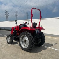 Tracteur à roues de 50 CV avec moteur 4x4 à forte puissance de traction