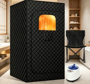 Premium Home Sauna Experience Indoor 1 Person Sauna Room Steam Sauna with Dry Sauna Heater for Wellness and Relaxation - Product Image 1
