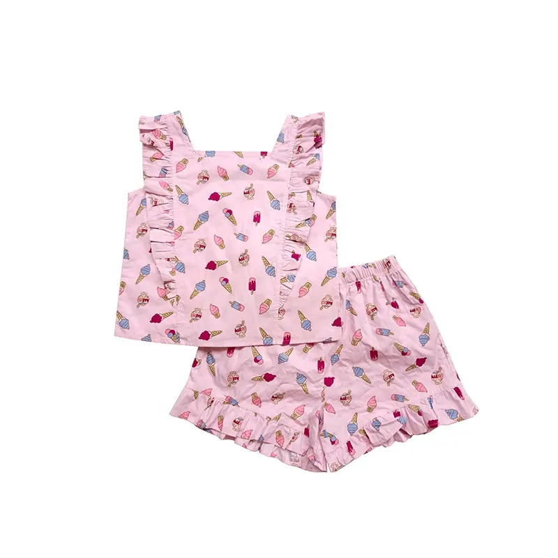 Factory Wholesale Summer Children'S Clothing Sets Baby Girl Clothing Sets Kids Clothes