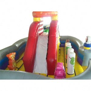 <span class=keywords><strong>Parco</strong></span> <span class=keywords><strong>Giochi</strong></span> Gonfiabile a Tema Zoo 7x5m con Scivolo e Trampolino - Attrezzatura per Città del Divertimento all'Aperto con Design Gratuito - Product Image 5