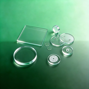 Quartz de haute pureté à stabilité chimique, substrat en verre photomask, quartz fondu transparent pour lentille de fenêtre - Product Image 1