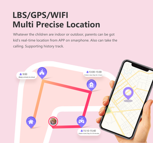 Écran tactile étanche Global 4G Enfants Montre Intelligente GPS WIFI Localisation <span class=keywords><strong>Appel</strong></span> Vidéo Enfant Smartwatch Caméra Bébé Téléphone LT21 Noir - Product Image 4
