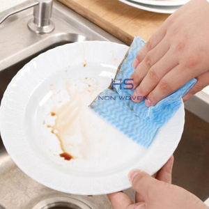 Torchon chiffon serviettes de nettoyage suédois torchon réutilisable écologique cuisine 10 Pack PE sacs jaune <span class=keywords><strong>lunettes</strong></span> tissu non tissé - Product Image 2