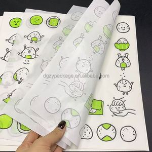 Custom Eco-friendly Food Grade Wrapping Customized Biodegradable Greased Food Safe Greaseproof Sandwich - Product Image 2