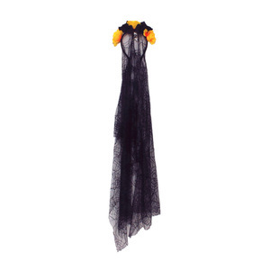 PANKASI – bandeau de mariée fantôme pour Halloween, couvre-chef en dentelle et maille fleurie tachée de sang, pour fête costumée, accessoires de maquillage d'horreur - Product Image 5
