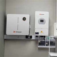 Batterie au lithium 51.2V 100Ah 5kWh Batteries solaires au lithium murales pour la maison