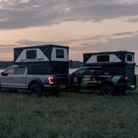Camper Qian TP07B/TP07W sur mesure, taille moyenne, toutes saisons, pour pick-up Gladiator Silverado
