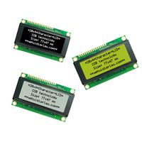 Modules d'affichage LCD COB STN/FSTN de petite taille 2004 caractères jaune vert bleu noir gris écran matriciel pour les usines