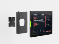 Tableta Android POE con Barra de Estado LED, Panel de Pared Android NFC Frontal, Sistema de Reserva de Salas de Reuniones, FCC CE GMS
