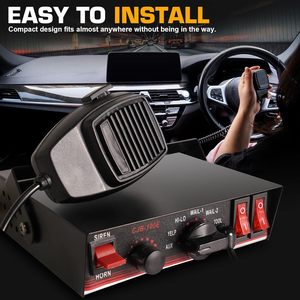 150W Acil Durum Araç Sireni <span class=keywords><strong>PA</strong></span> Sistemi 108-134dB İtfaiye Aracı Sirenleri Yelp/Wail/Hi-Lo Modları IP67 Su Geçirmez 2 Yönlü Hoparlör - Product Image 4