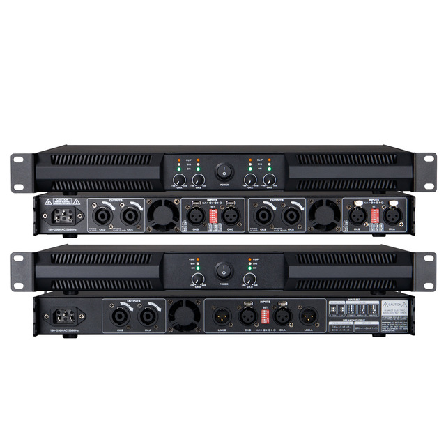 1u Professional Digital Ac Power Amplifier 450w High Power Amplifier For Conference Stage Performance