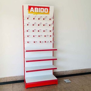 Nhà Máy Tùy Chỉnh Logo Màu Xanh Duy Nhất Bên Quảng Cáo Hiển Thị Giá Triển Lãm Kệ Siêu Thị Bán Lẻ Nhà Máy Nói Chung Cửa Hàng Giá - Product Image 4