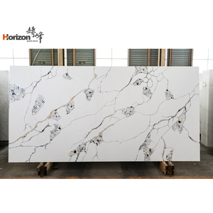 2023 Horizon 2cm <span class=keywords><strong>pietra</strong></span> sinterizzata cristallo bianco calacatta lastra di quarzo in magazzino lastra di quarzo <span class=keywords><strong>pietra</strong></span> artificiale da 20mm - Product Image 2