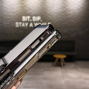 เคสโทรศัพท์ TPU ใสเคลือบขอบกันกระแทกพร้อมอุปกรณ์ป้องกันเลนส์สำหรับ iPhone 17 PRO MAX 16 15 14 - Product Image 4