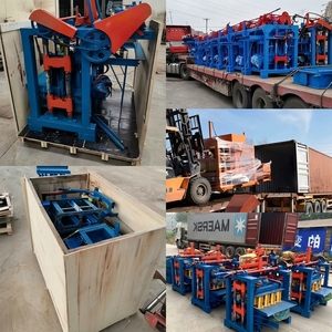 Máquina Moldeadora de Ladrillos de Cemento Móvil 4-28, Fabricante de Bloques Huecos, Alta Capacidad, Ahorro de Energía, Baja <span class=keywords><strong>Inversión</strong></span> - Product Image 6